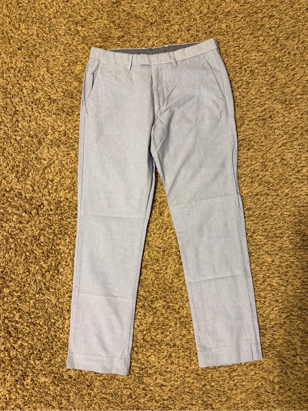 J. Crew Men’s Bowery Light Blue Chambray Chinos